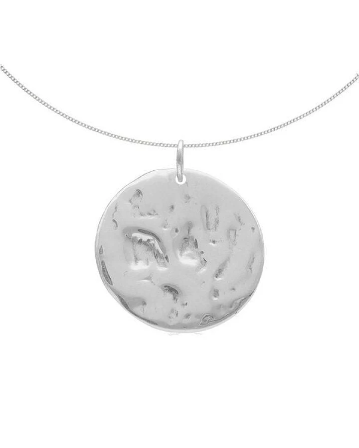 pakilia Kettenanhänger "Paisaje lunar" rund inkl. Silberkette 45 cm