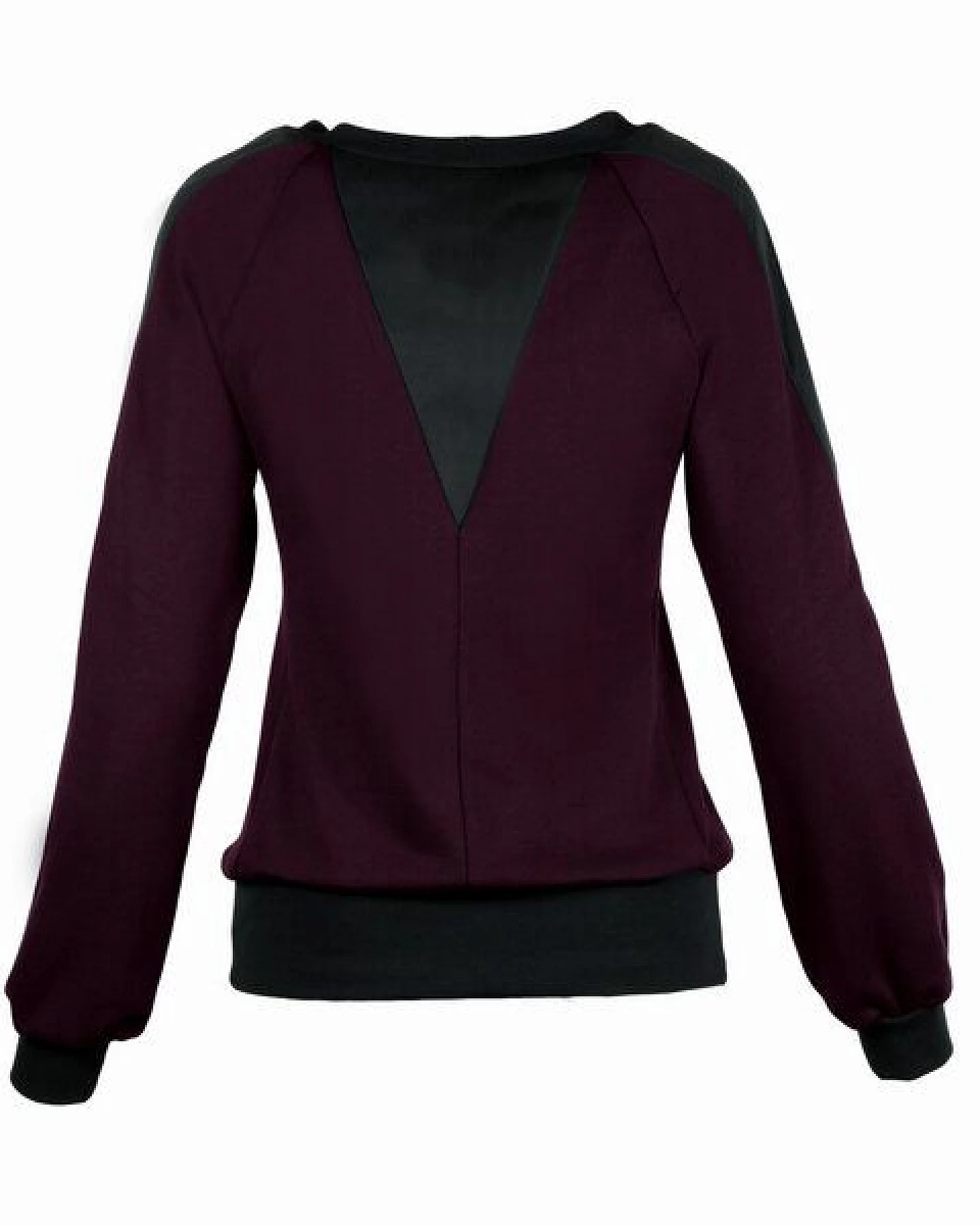 Sweatshirt mit Dekorativem Einsatz von Lasalina – Ansicht 4