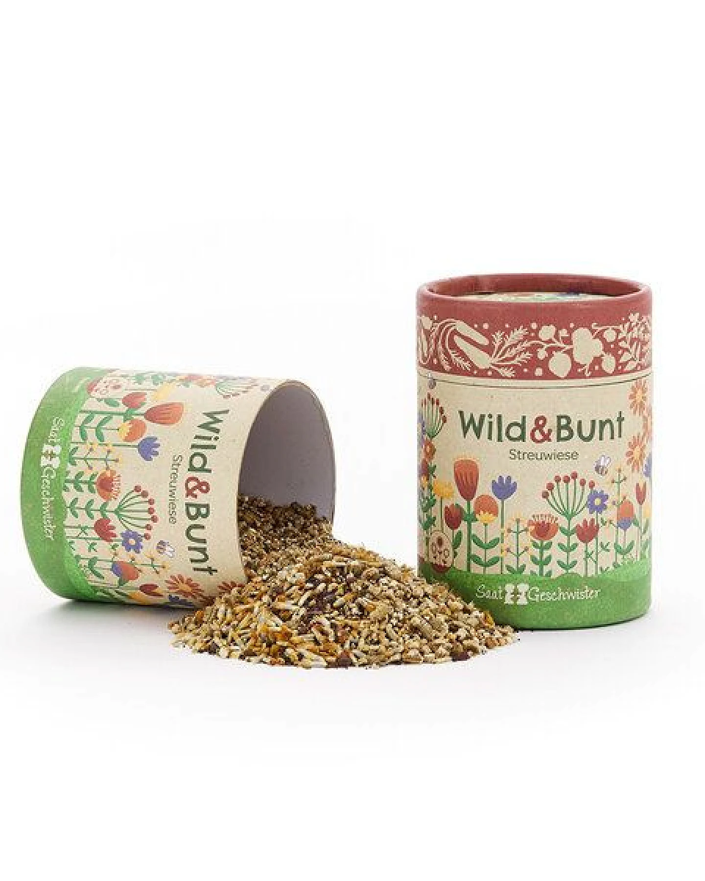 Die Stadtgärtner Wild & Bunt I Blumenmischung und Samenmischung I Streuwiese I Geschenk für Gärtner und Naturfreunde – Ansicht 2