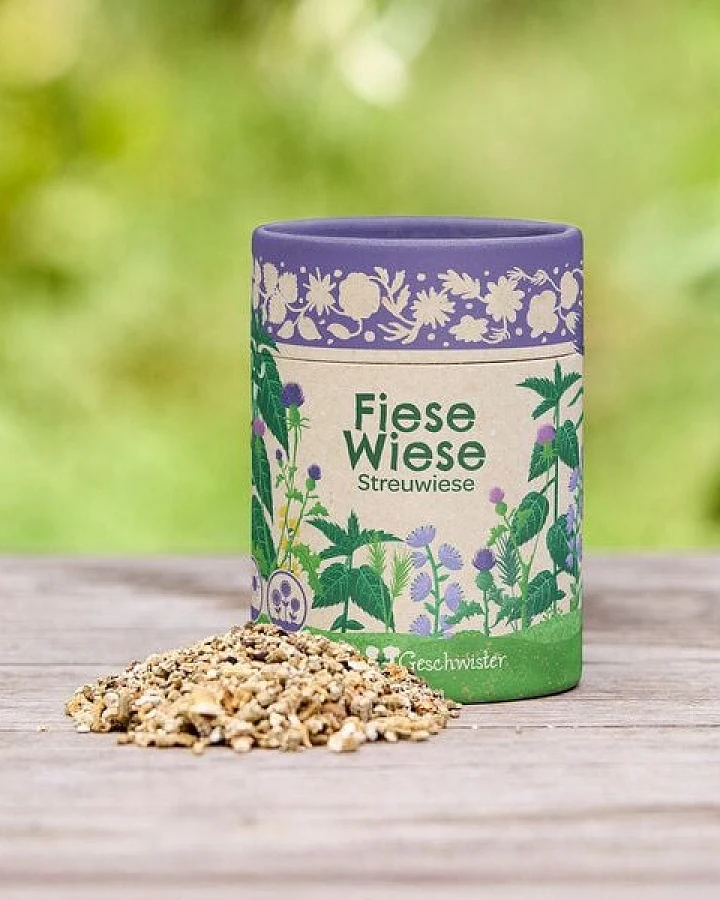 Die Stadtgärtner Fiese Wiese I Blumenmischung und Samenmischung I Streuwiese I Geschenk für Gärtner und Naturfreunde I Nachbarn ärgern