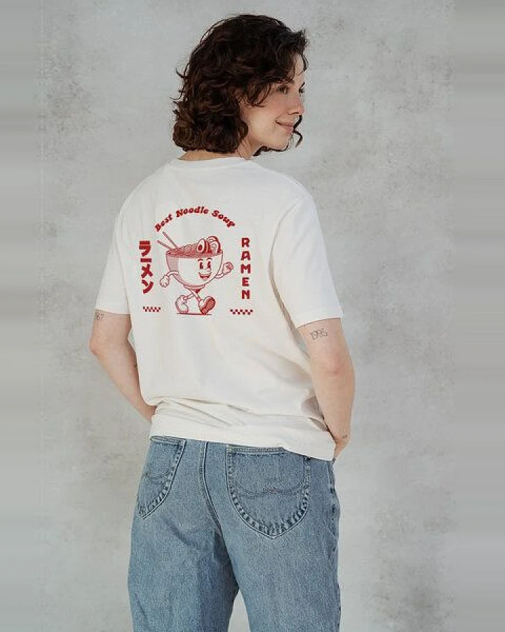Kultgut Artdesign - Shirt aus recycelter Biobaumwolle / Ramen
