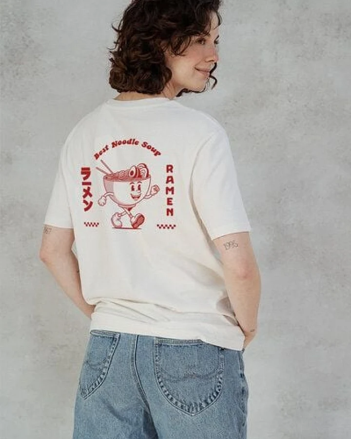 Kultgut Artdesign - Shirt aus recycelter Biobaumwolle / Ramen