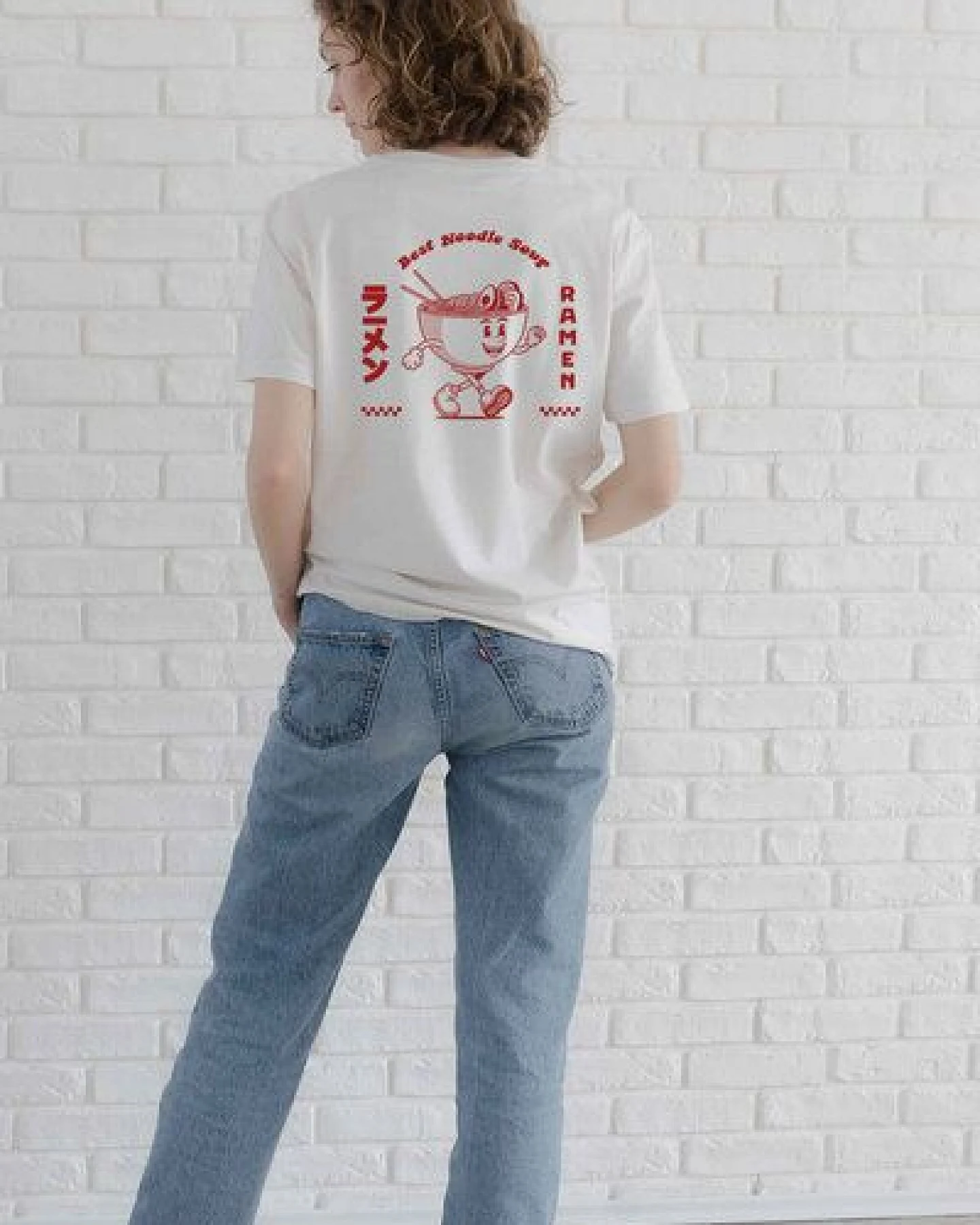 Kultgut Artdesign - Shirt aus recycelter Biobaumwolle / Ramen – Ansicht 3