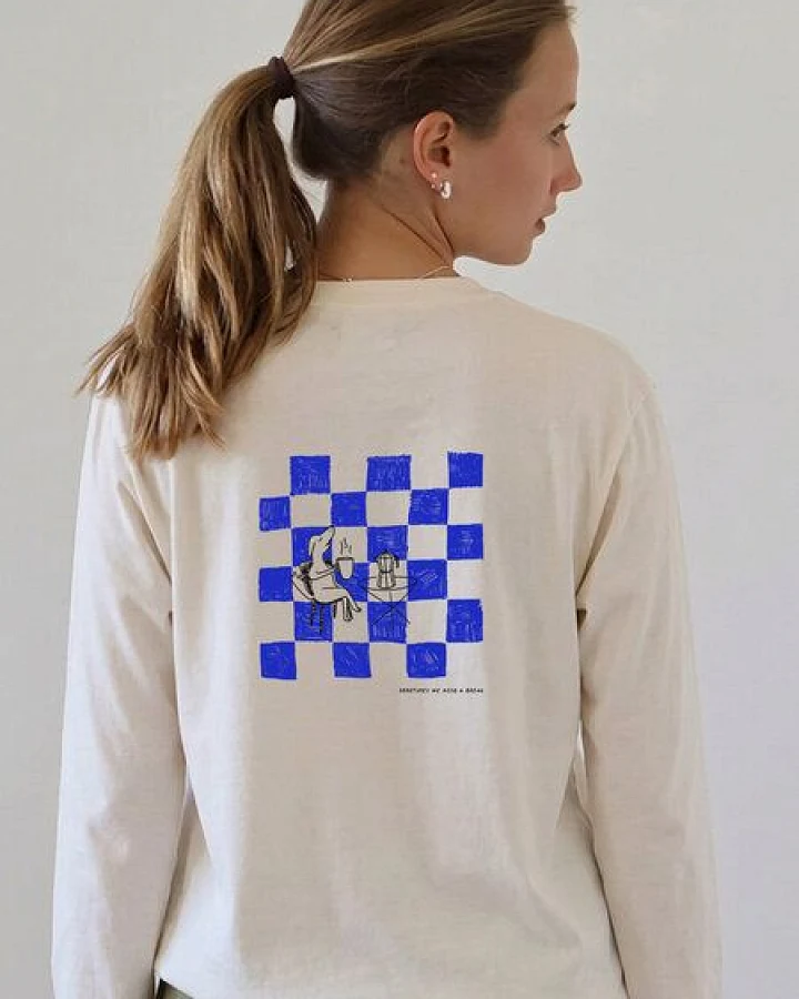 Kultgut Artdesign - Softes Langarmshirt Biobaumwolle/ Take a break