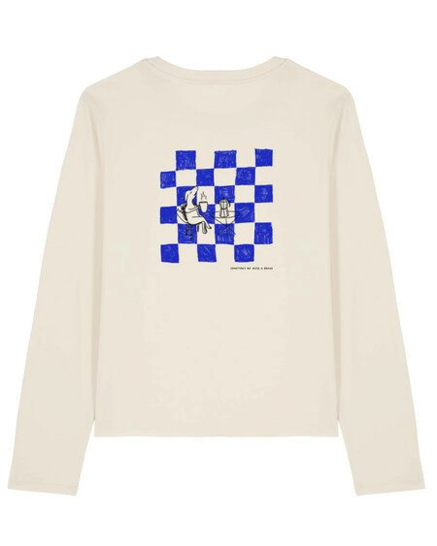Kultgut Artdesign - Softes Langarmshirt Biobaumwolle/ Take a break – Ansicht 4