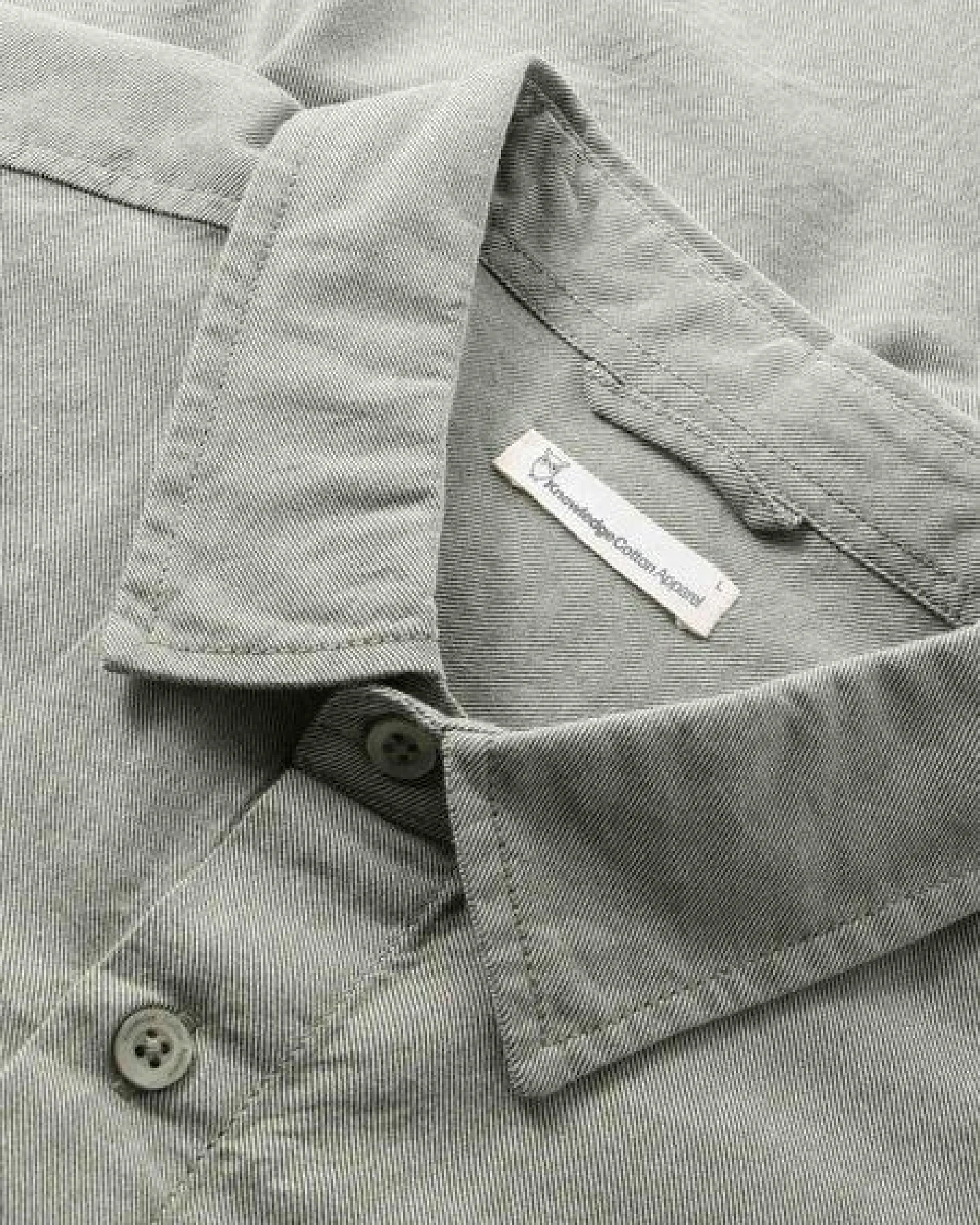 KnowledgeCotton Apparel Light Twill Shirt - Herren Hemd aus Bio-Baumwolle – Ansicht 4