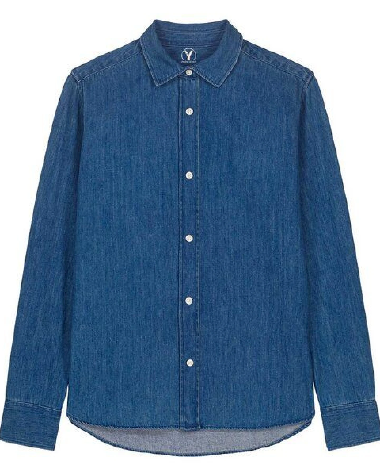 YTWOO Damen-Jeansbluse aus Bio-Baumwolle – Ansicht 2