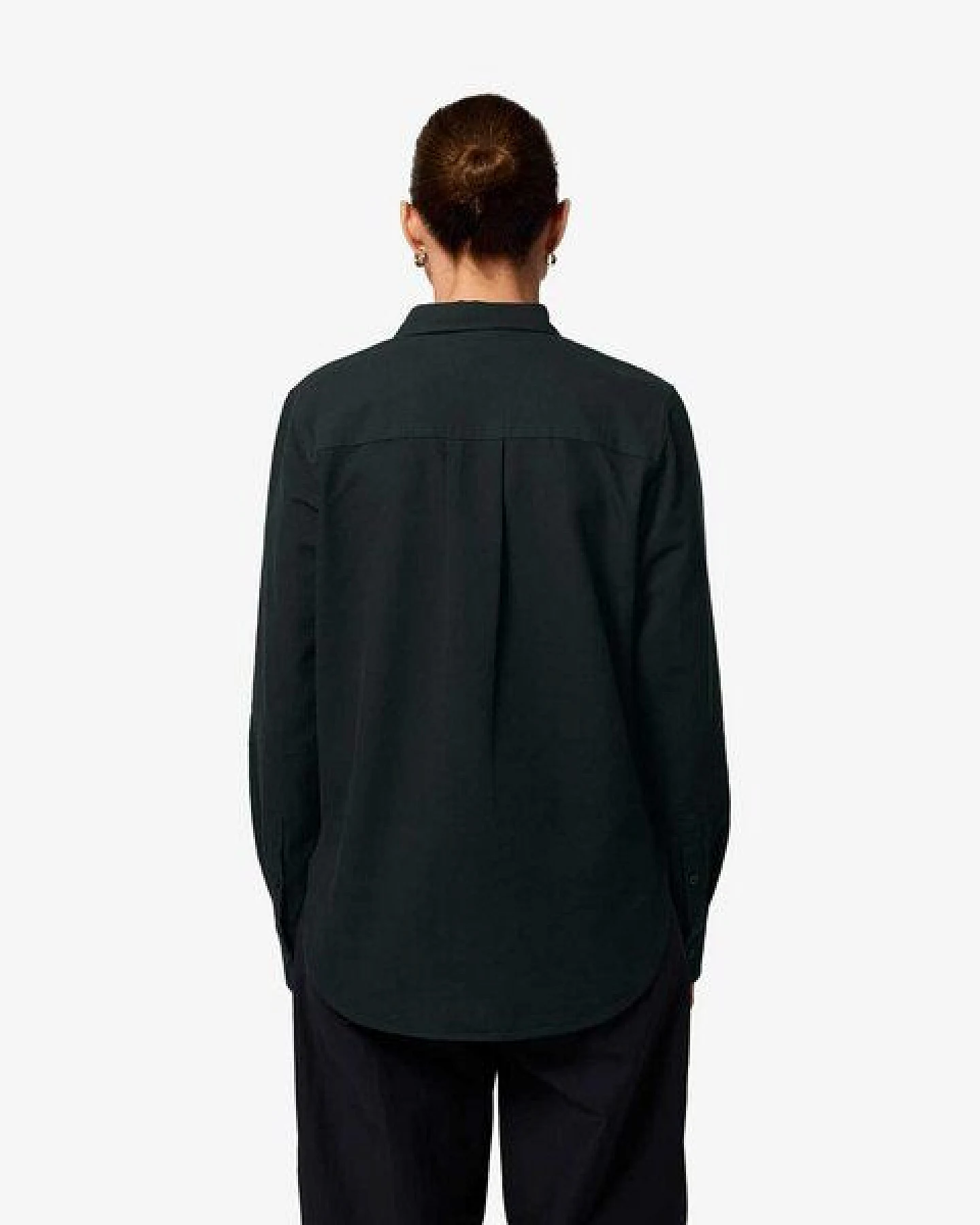 YTWOO Damen-Oxford-Hemd aus Bio-Baumwolle – Ansicht 2