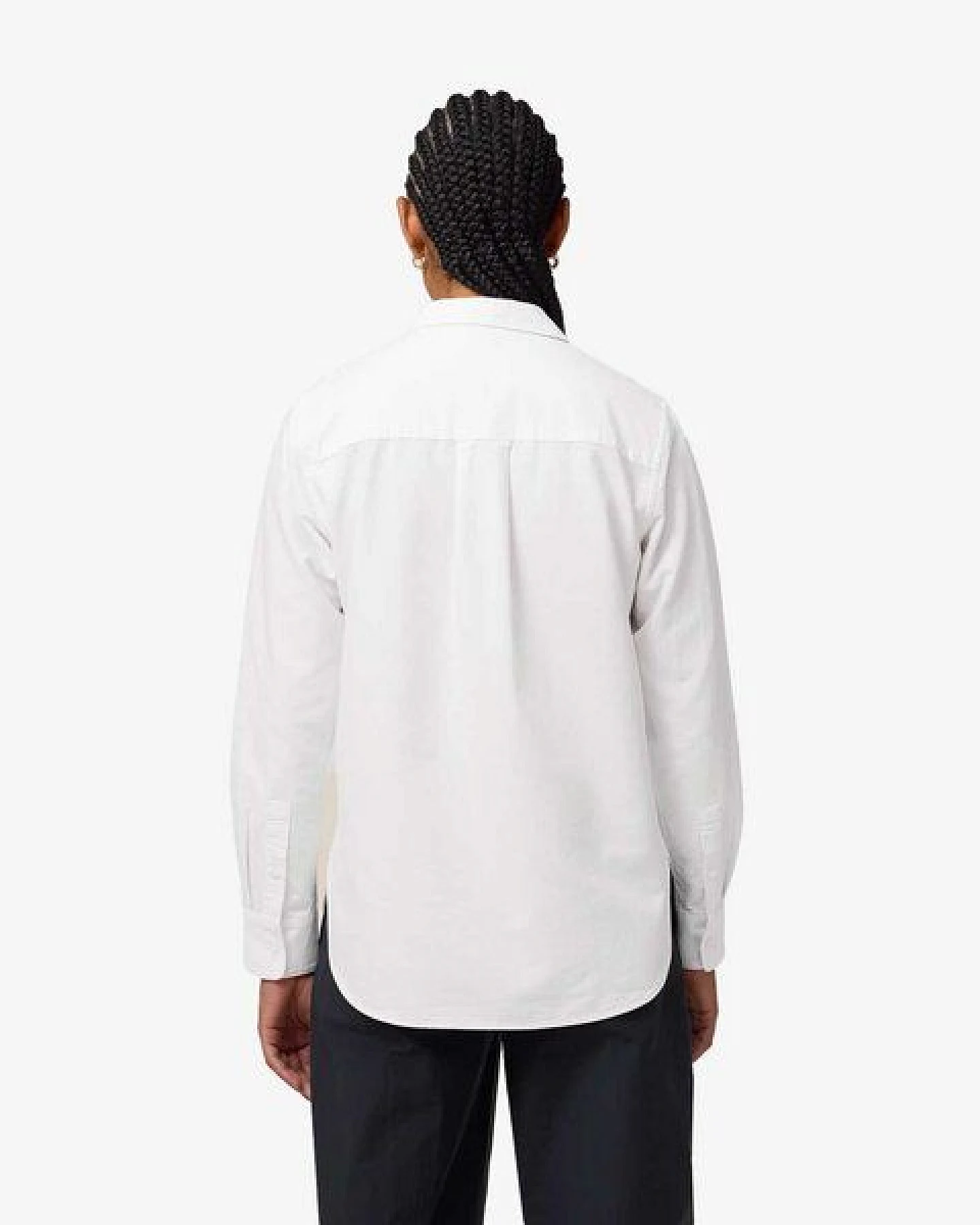 YTWOO Damen-Oxford-Hemd aus Bio-Baumwolle – Ansicht 3