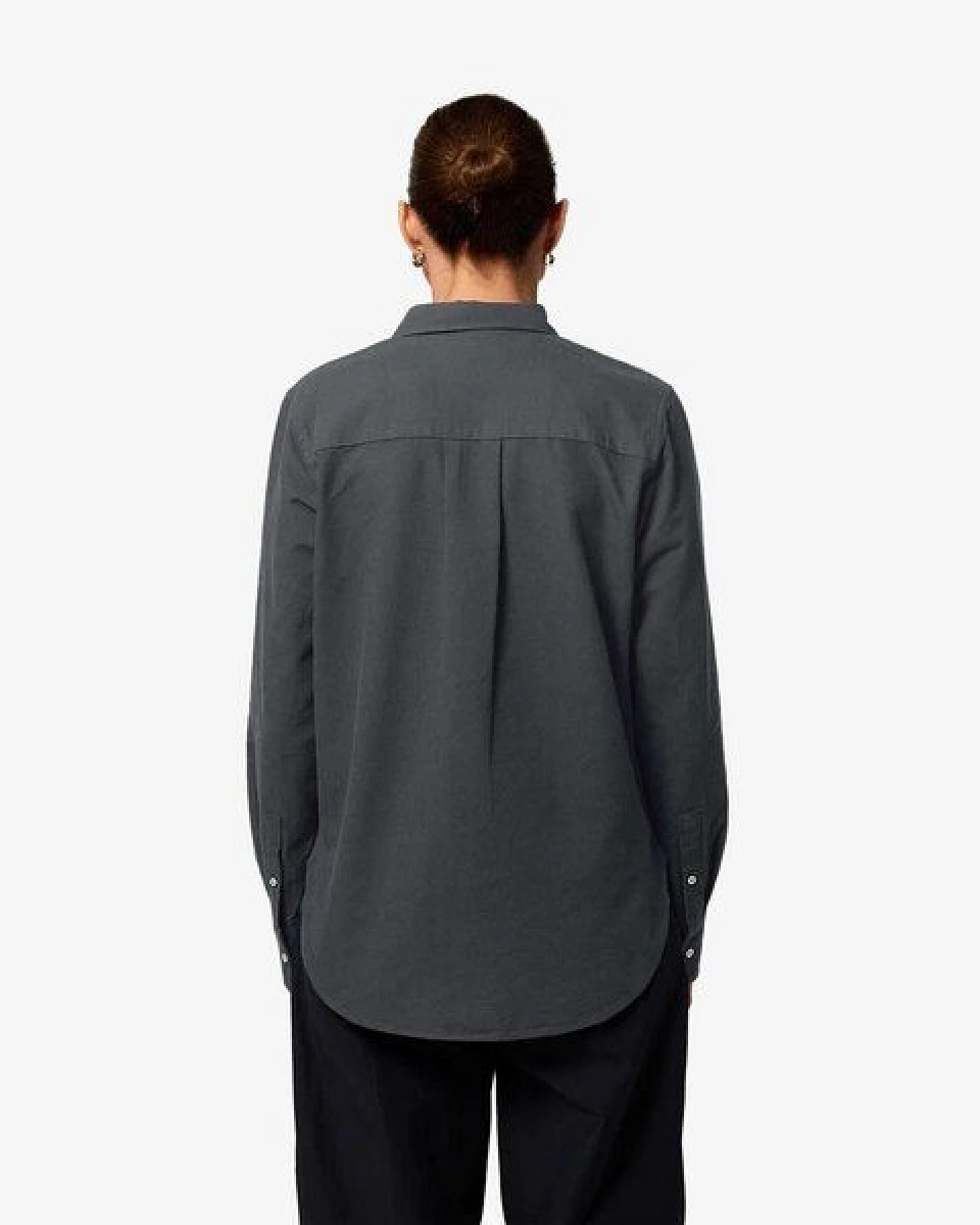YTWOO Damen-Oxford-Hemd aus Bio-Baumwolle – Ansicht 3