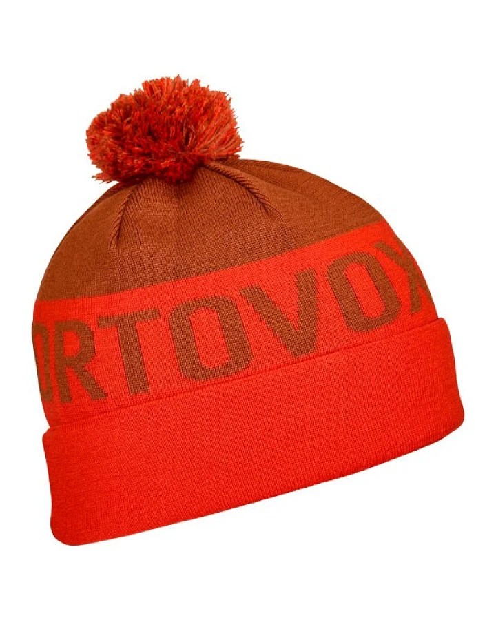 Ortovox - Bobble Knit Beanie - Mütze Gr 50-56 cm rot