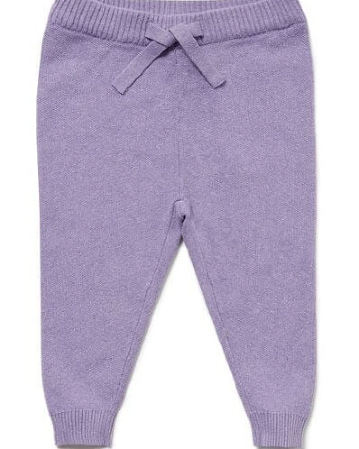 Puri Organic Baby Joggingpant Doppelstrick Baumwolle Leinen