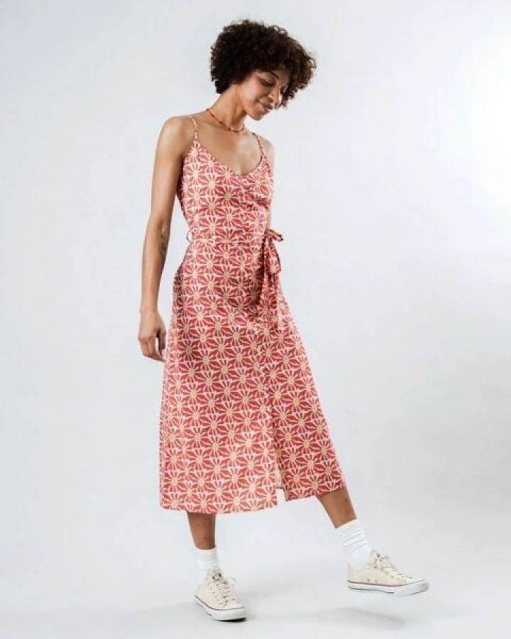 Brava Fabrics Marisol Strap Dress Red