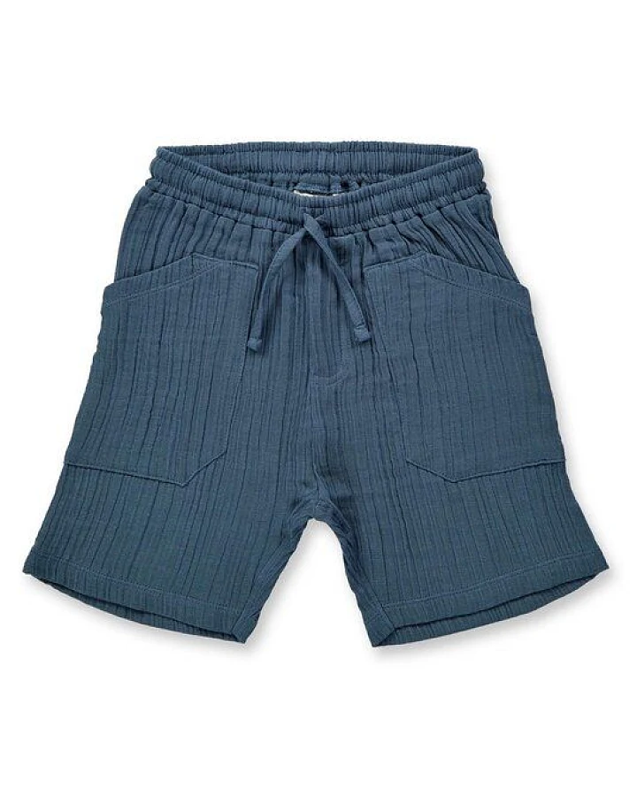 Sense Organics & friends in cooperation with GARY MASH Weiche Kinder Shorts aus Bio-Musselin