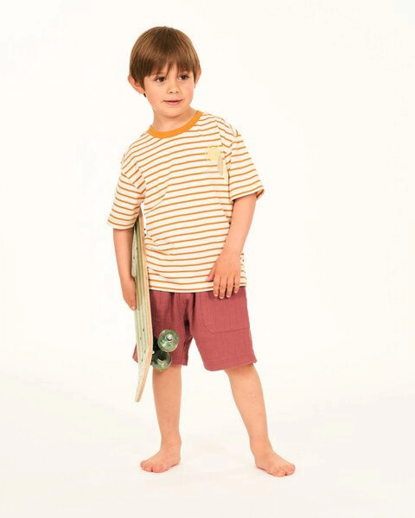 Sense Organics & friends in cooperation with GARY MASH Weiche Kinder Shorts aus Bio-Musselin – Ansicht 2