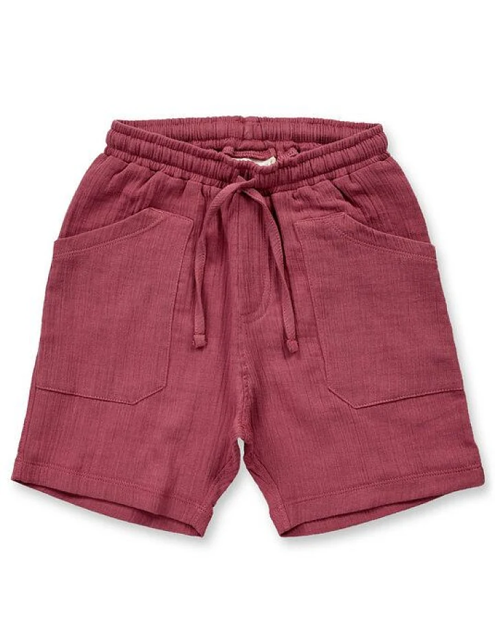 Sense Organics & friends in cooperation with GARY MASH Weiche Kinder Shorts aus Bio-Musselin