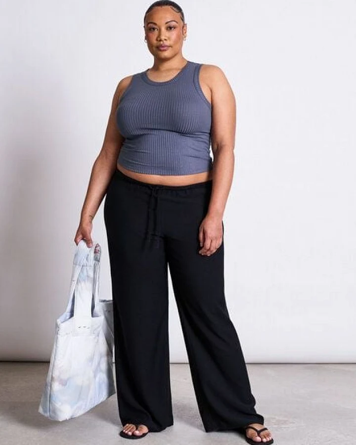 JAN N JUNE Rib Tank Top Porto - Damen Shirt aus einem Lyocell/Elasthan-Mix