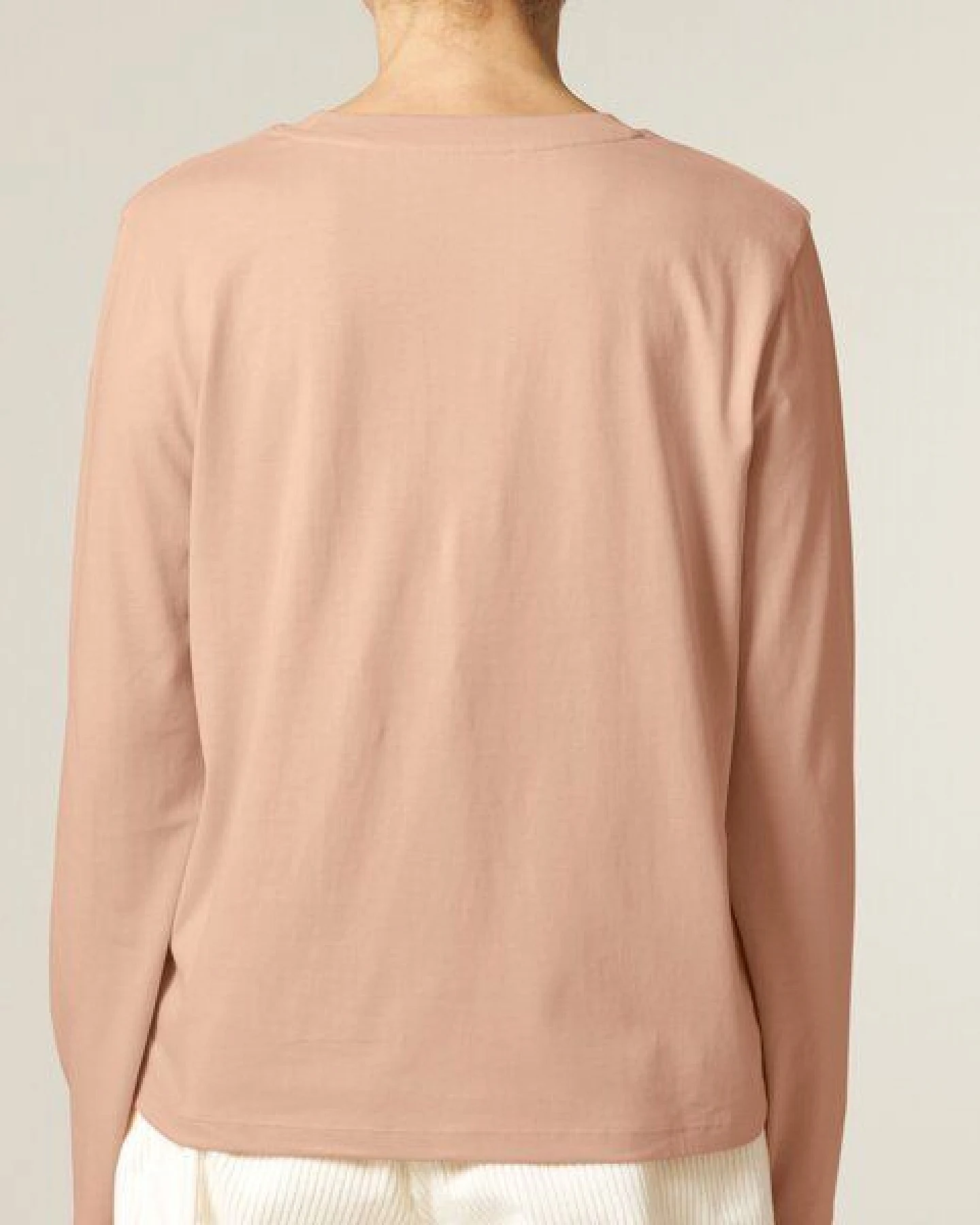FAIRTICKEN BASICS Damen Basic Longsleeve Shirt aus 100% Bio-Baumwolle – Ansicht 2