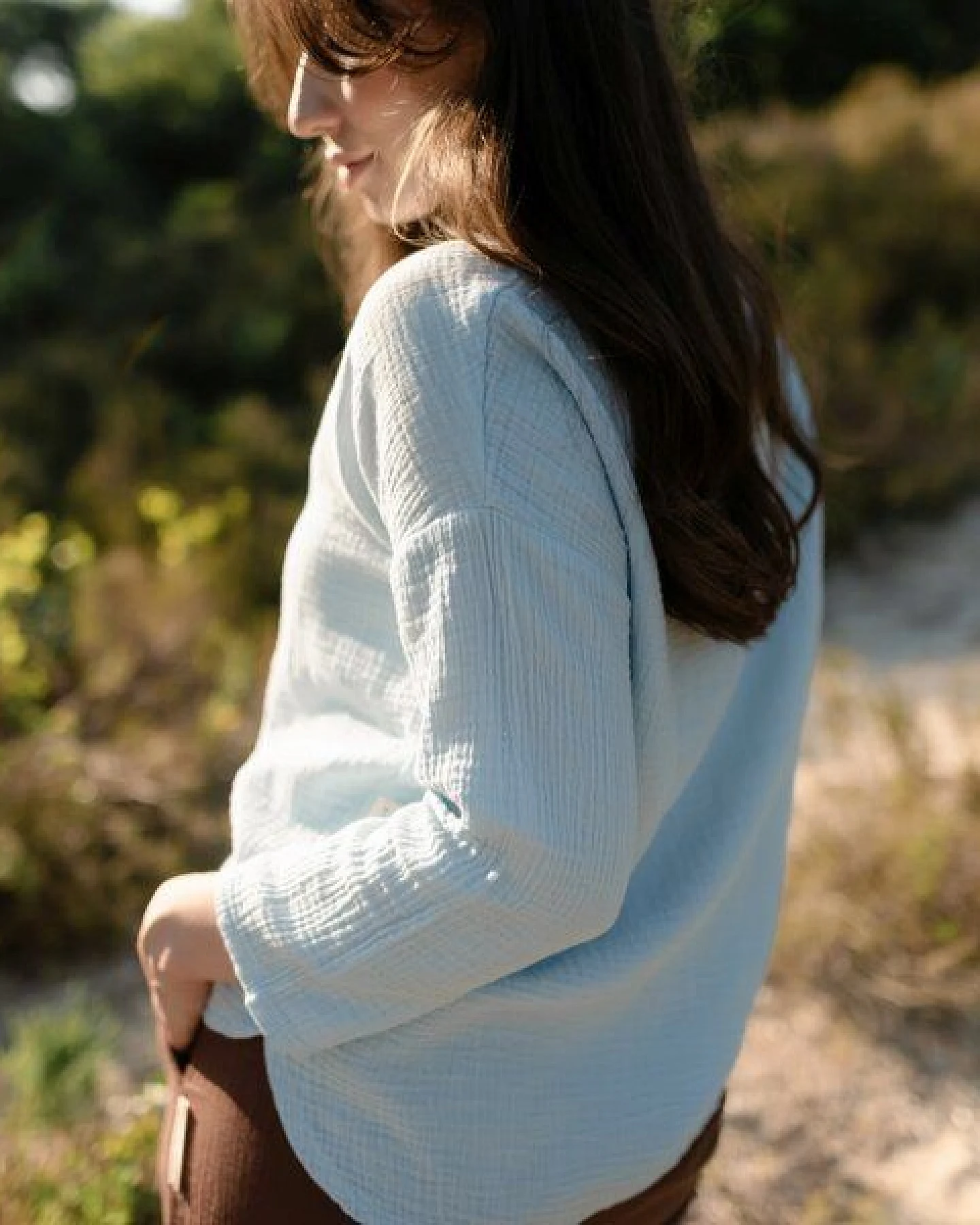 NORDLICHT Musselin Longsleeve Ilvy aus 100% Bio-Baumwolle – Ansicht 3