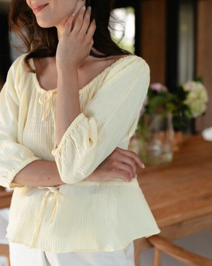 NORDLICHT Bluse Soni aus Bio-Baumwolle