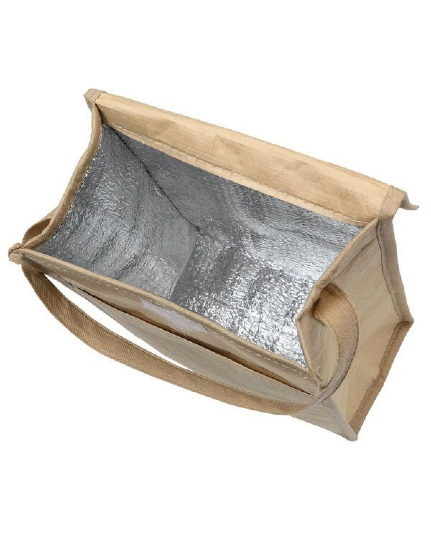 elasto Kühltasche aus Kraftpapier - Isoliertasche für Picknick & Freibad – Ansicht 4