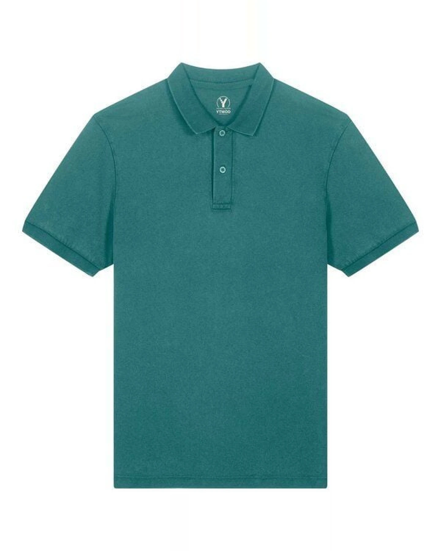 YTWOO Nachhaltiges Unisex-Poloshirt im Vintage-Look – Mid-Light – Ansicht 4