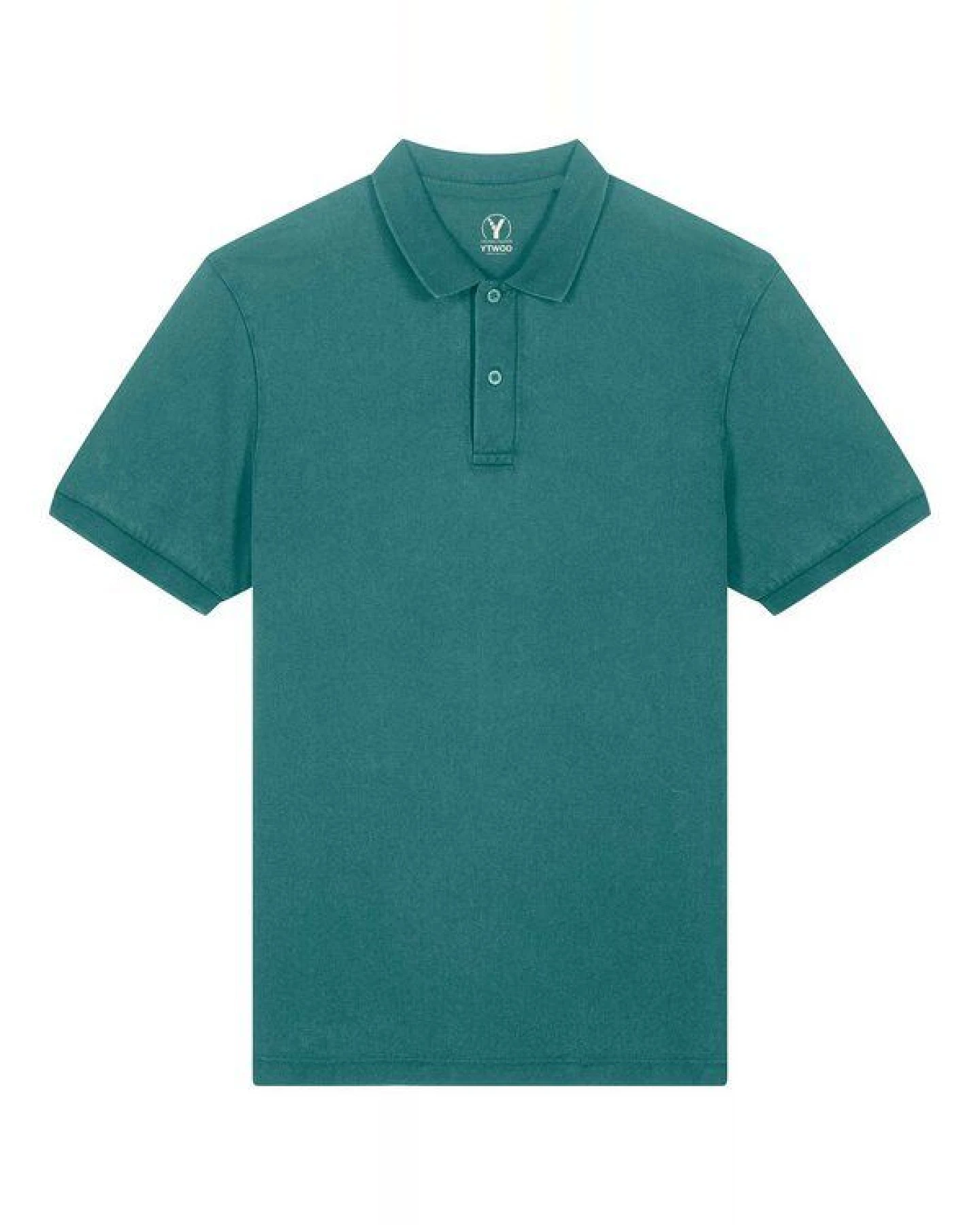 YTWOO Nachhaltiges Unisex-Poloshirt im Vintage-Look – Mid-Light – Ansicht 4