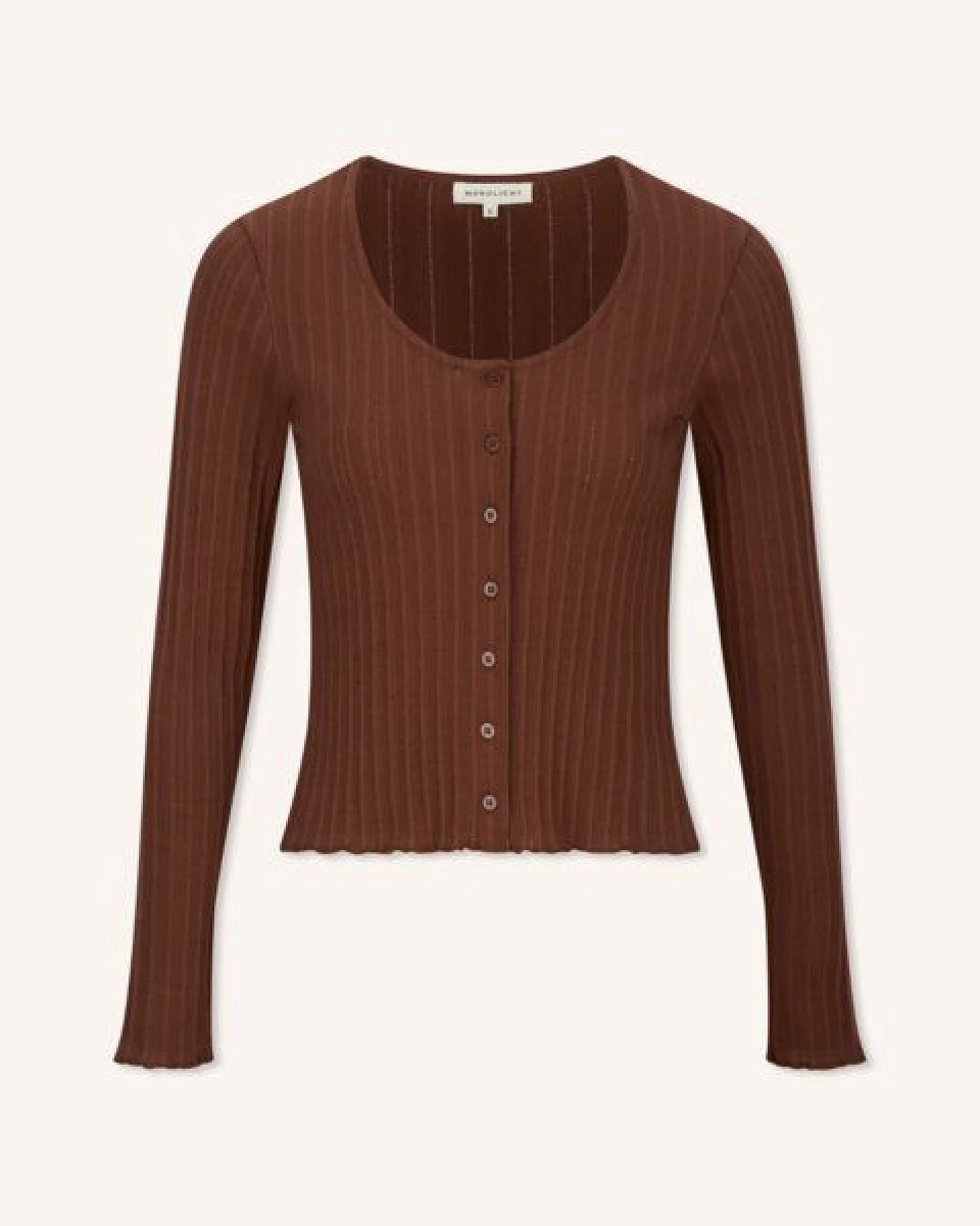 NORDLICHT Jersey Cardigan Vida aus Bio-Baumwolle – Ansicht 2