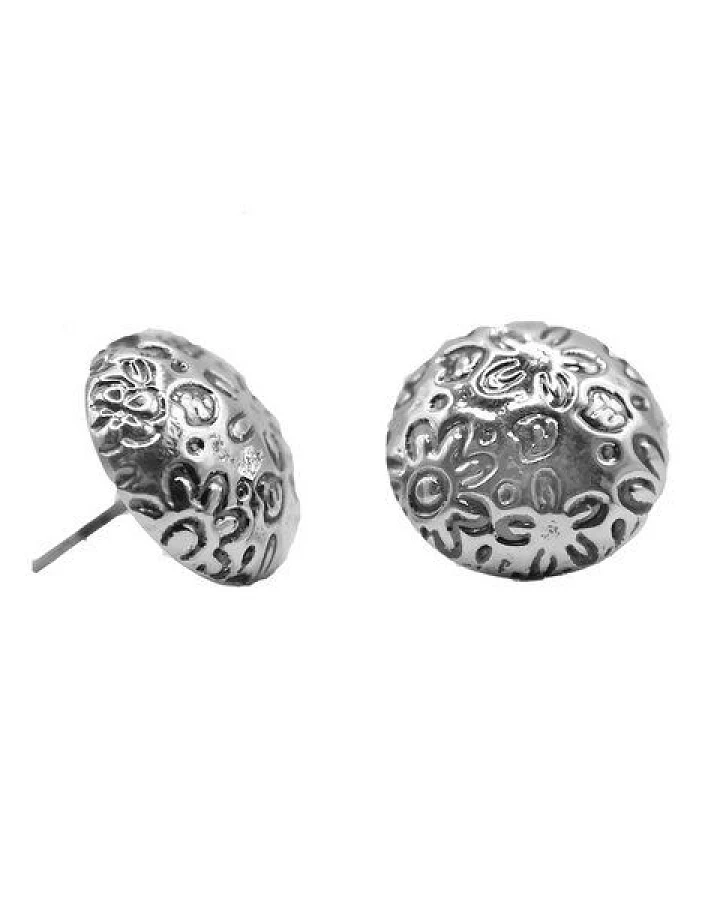 pakilia Ohrstecker "Bordado Flores" redondo