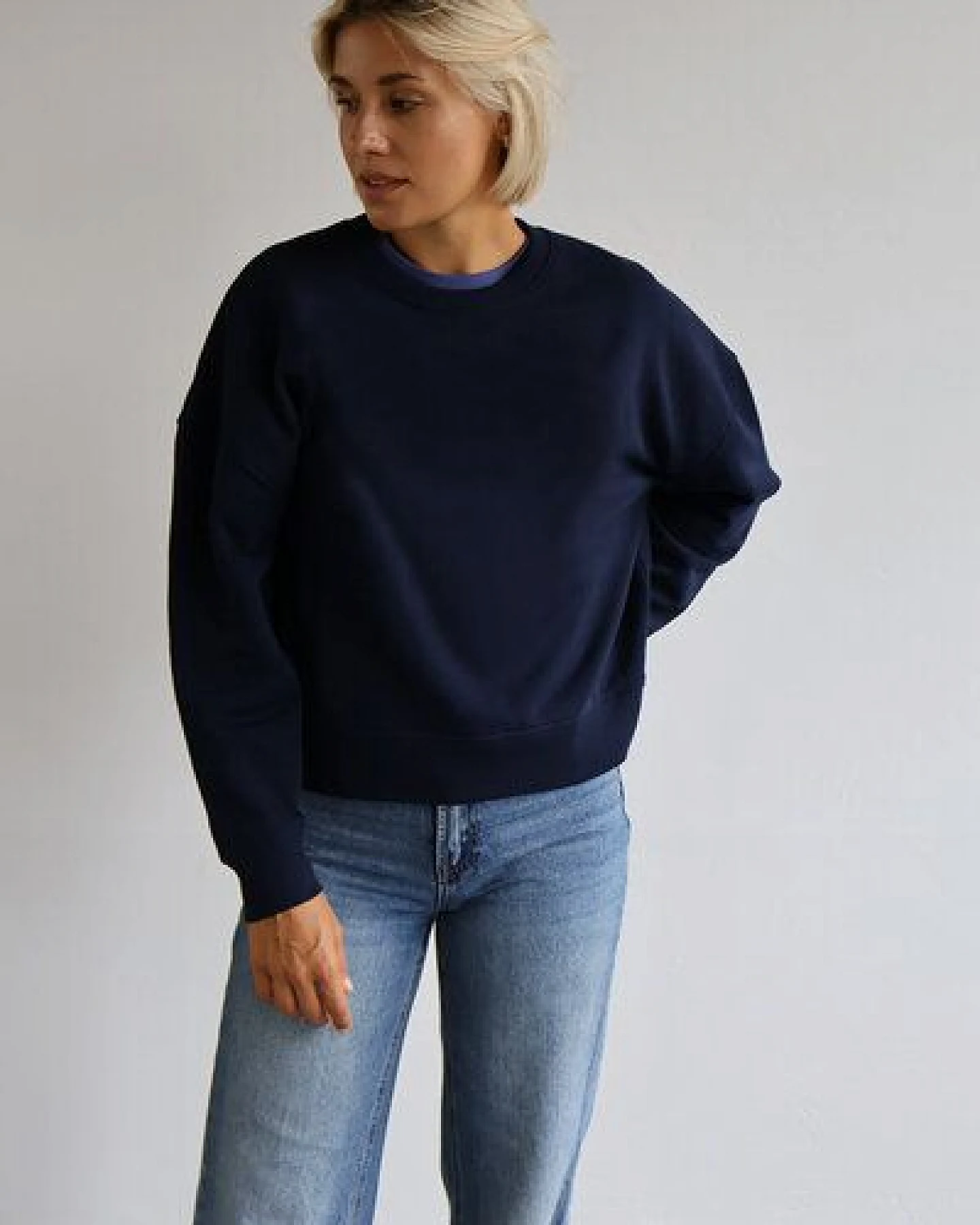 Kultgut Goodness Sweater 100% Bio-Baumwolle - Ein schöner Allrounder im Boxistyle – Ansicht 2