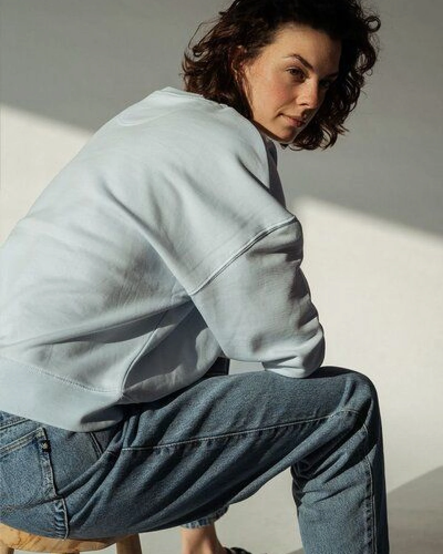Kultgut Goodness Sweater 100% Bio-Baumwolle - Ein schöner Allrounder im Boxistyle – Ansicht 3