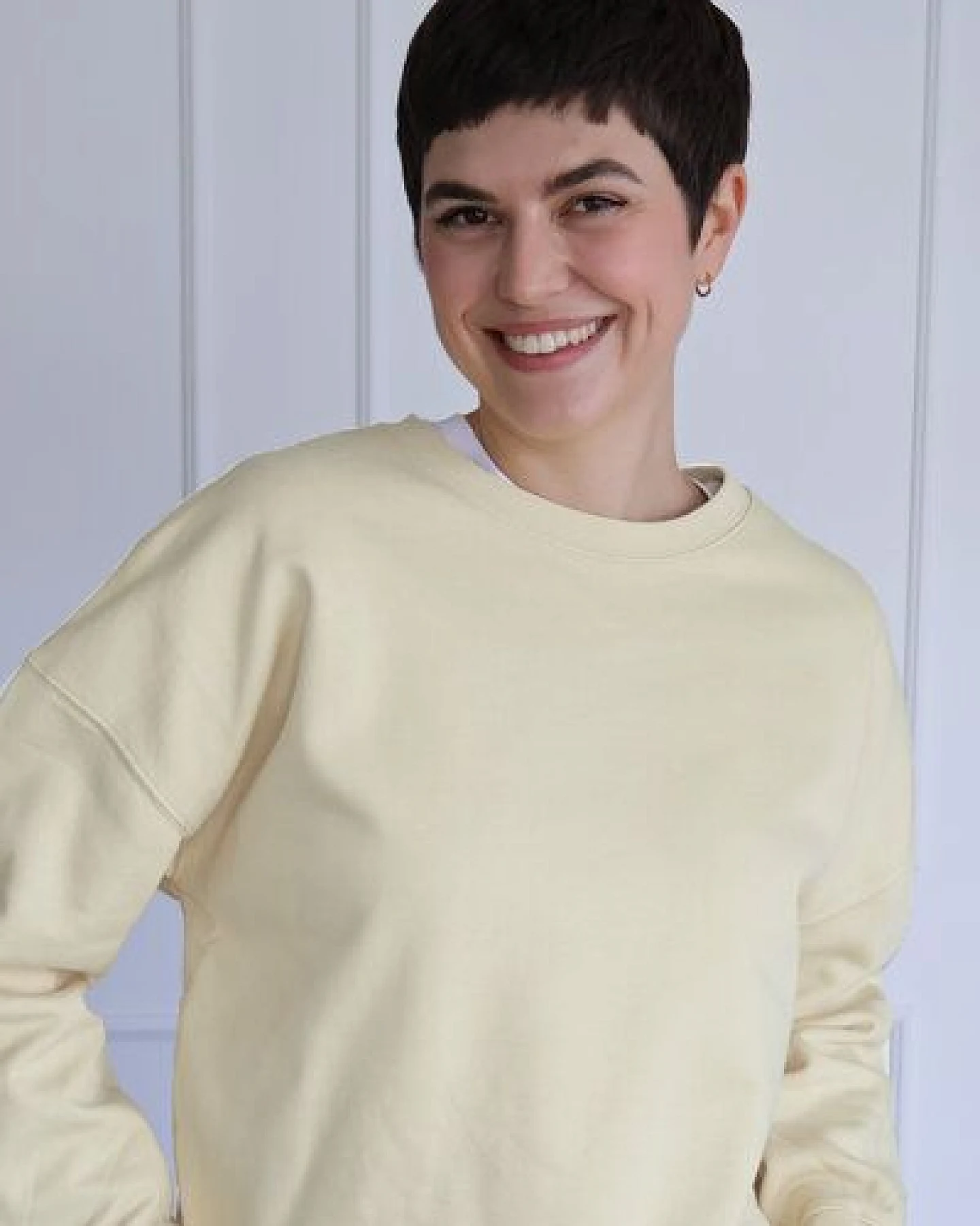 Kultgut Goodness Sweater 100% Bio-Baumwolle - Ein schöner Allrounder im Boxistyle – Ansicht 3
