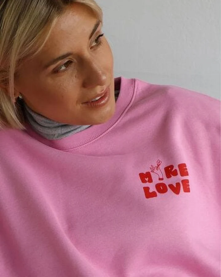 Kultgut Kindness Sweater 100% Bio-Baumwolle - Boxistyle/ More Love