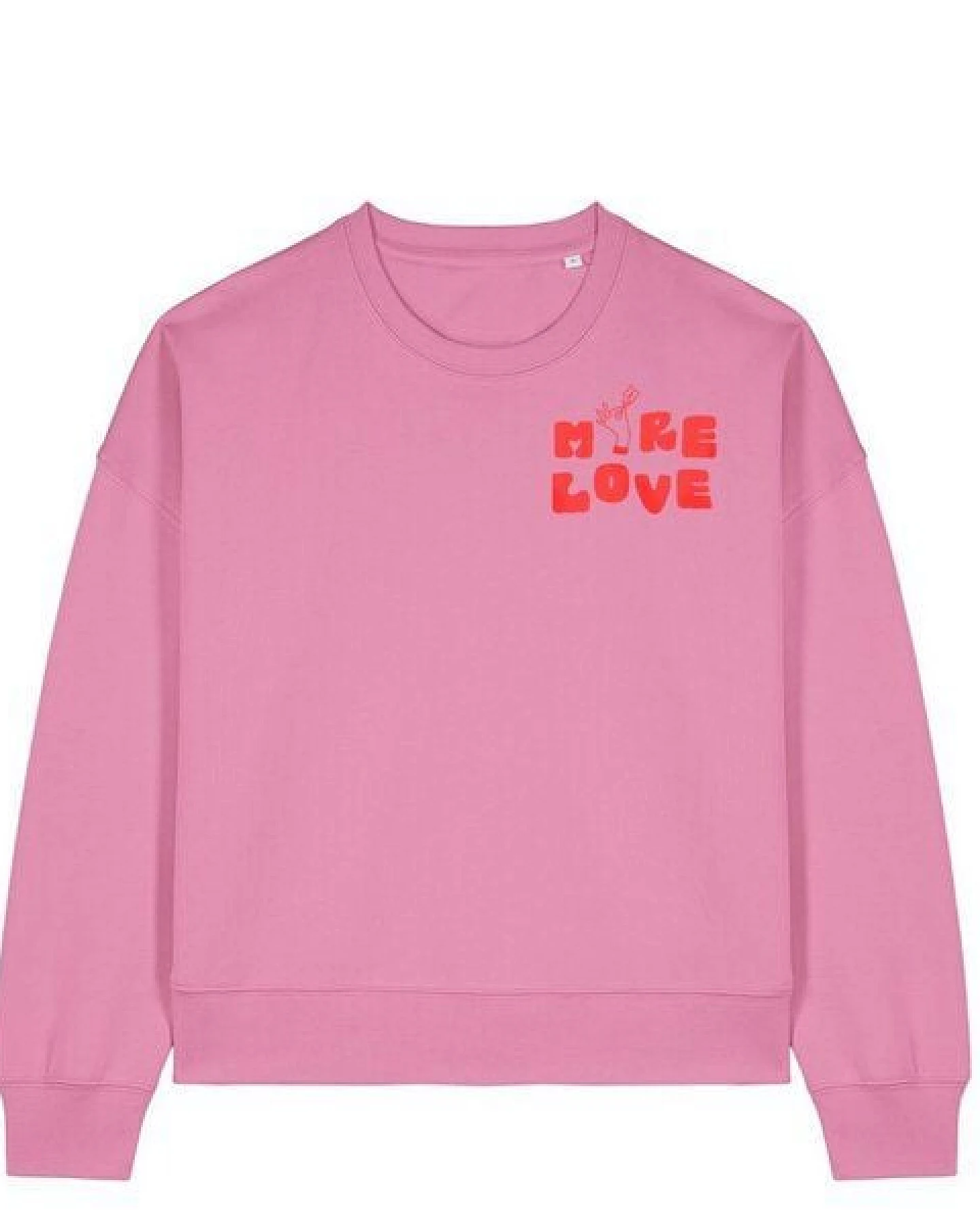 Kultgut Kindness Sweater 100% Bio-Baumwolle - Boxistyle/ More Love – Ansicht 4