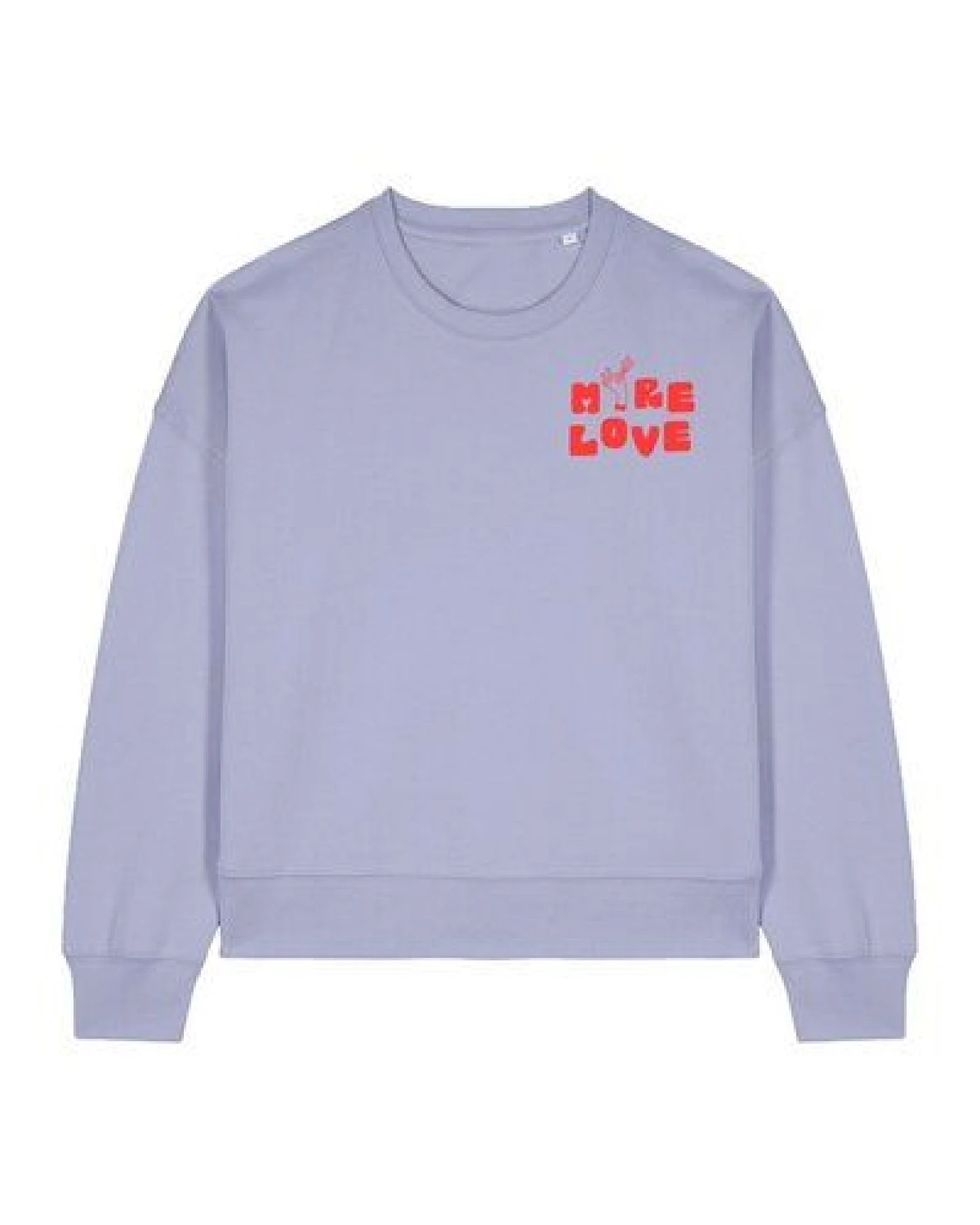 Kultgut Kindness Sweater 100% Bio-Baumwolle - Boxistyle/ More Love – Ansicht 3