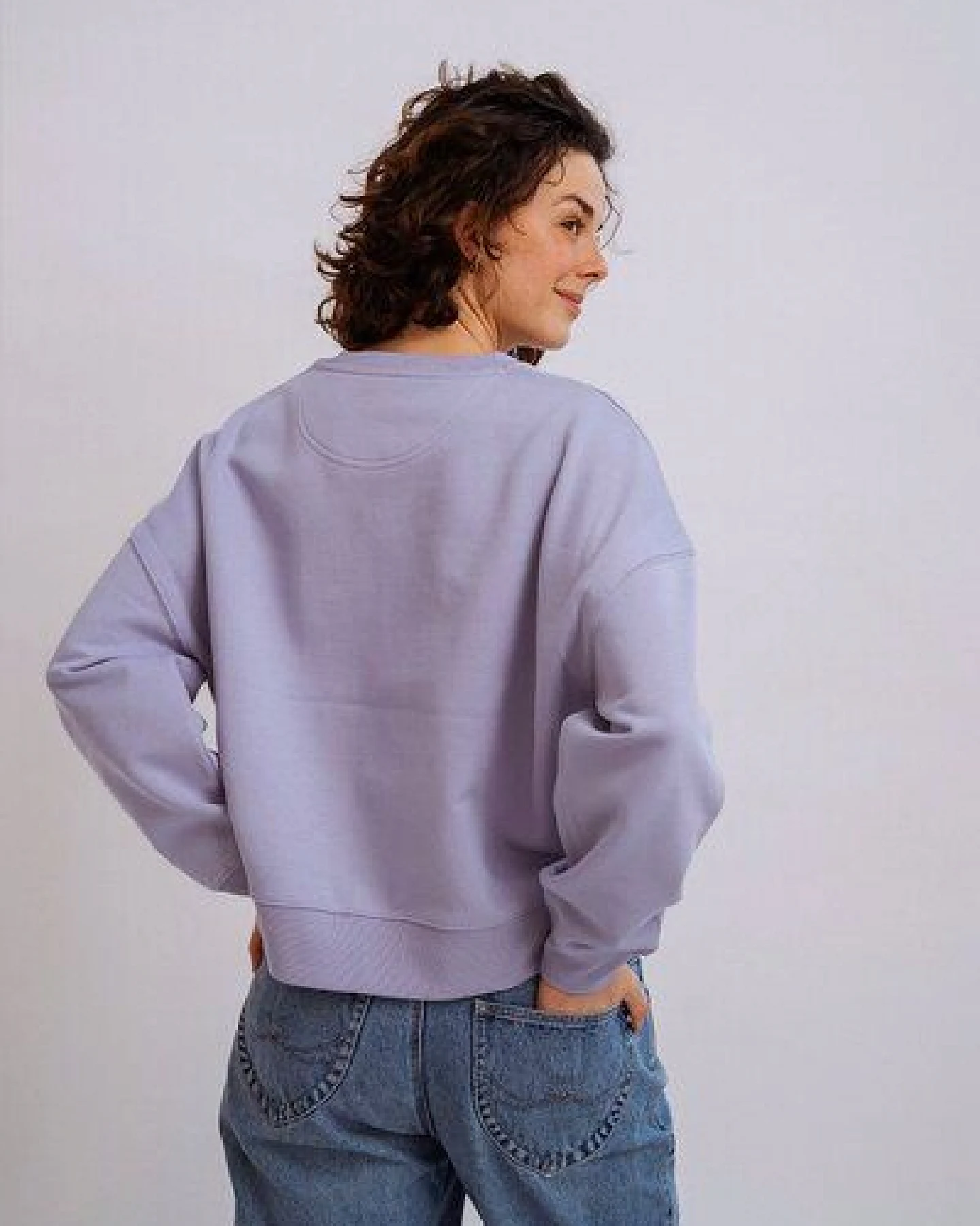 Kultgut Kindness Sweater 100% Bio-Baumwolle - Boxistyle/ More Love – Ansicht 4
