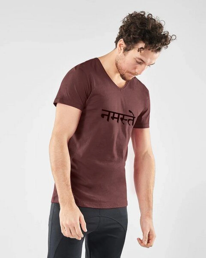 Renegade Guru Herren Yoga Shirt Namaste
