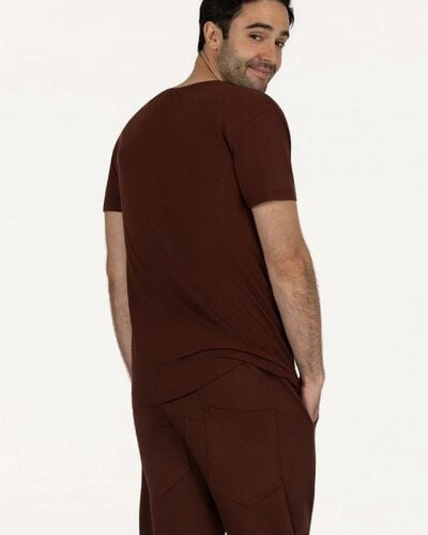 Renegade Guru Herren Yoga Shirt Namaste – Ansicht 3