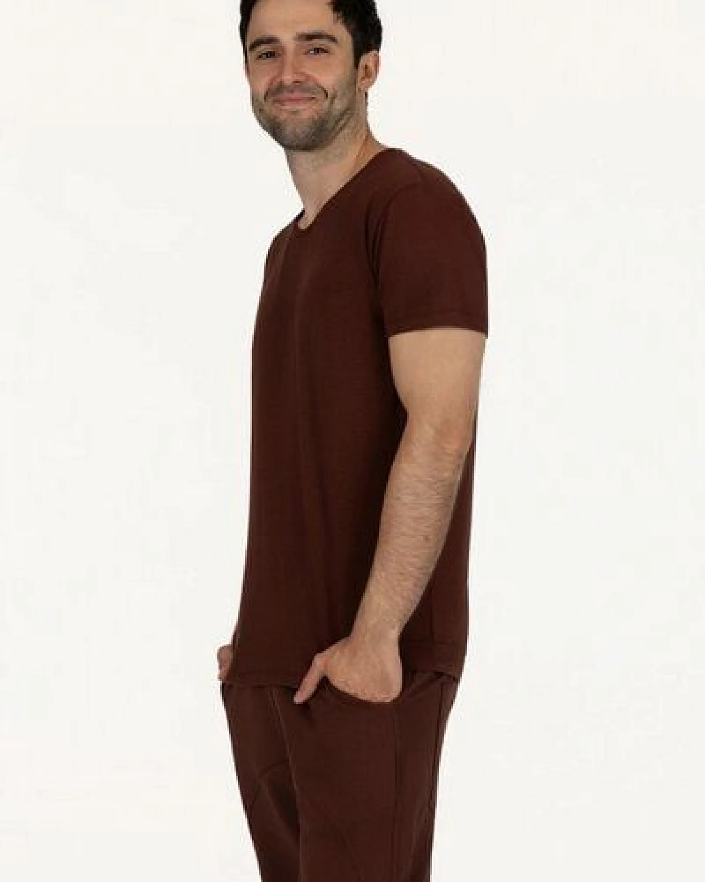 Renegade Guru Herren Yoga Shirt Namaste – Ansicht 2