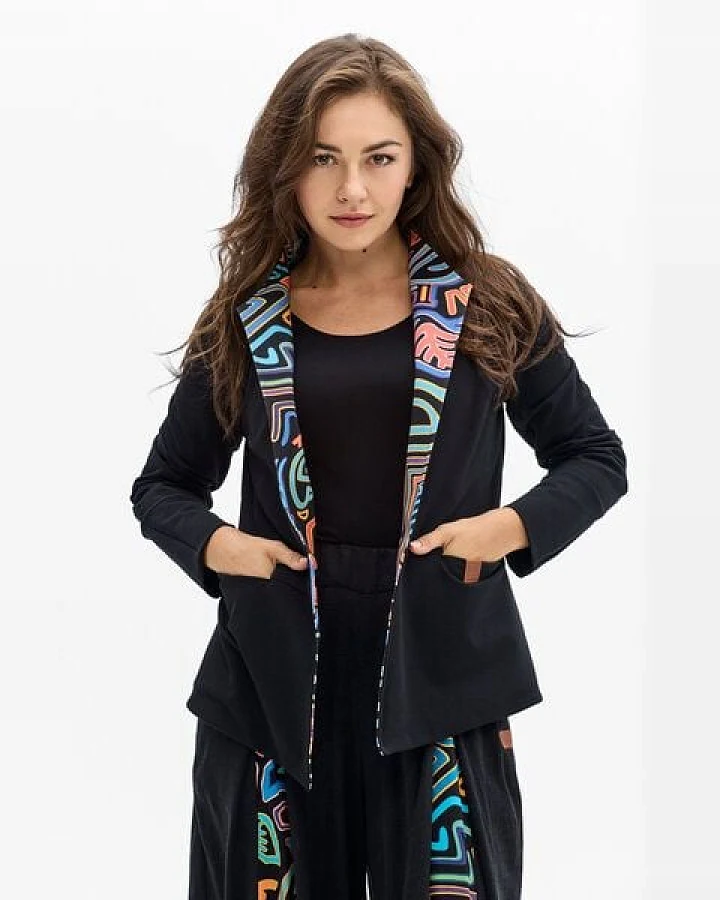 Blazer Tica Damen – taillierte Jacke aus Bio-Baumwolle – nachhaltig & fair produziert in der EU – elegantes Design mit KOKOworld-Details