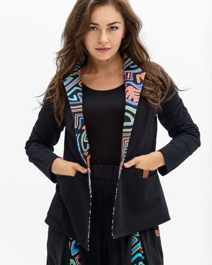 Blazer Tica Damen – taillierte Jacke aus Bio-Baumwolle – nachhaltig & fair produziert in der EU – elegantes Design mit KOKOworld-Details