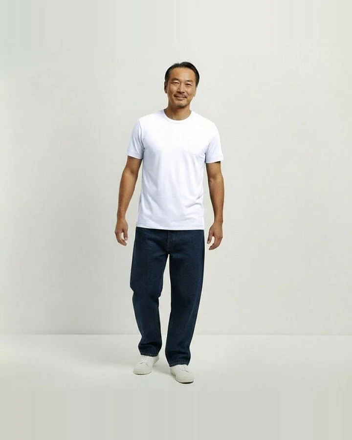 YTWOO Basic Herren T-Shirt aus gekämmter Bio-Baumwolle