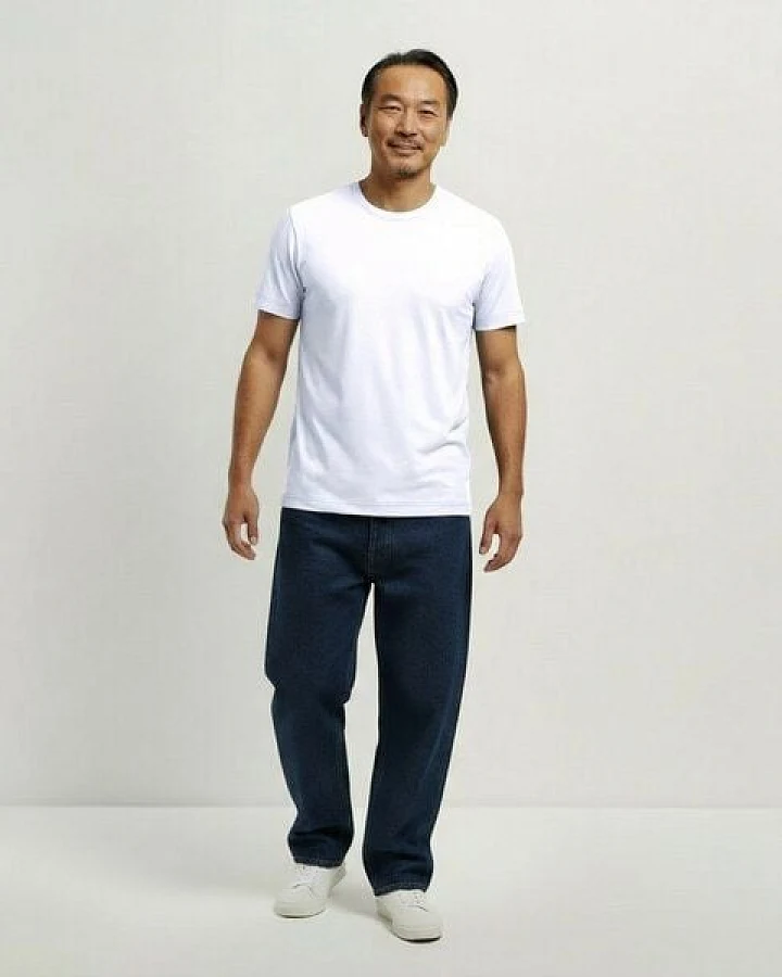 YTWOO Basic Herren T-Shirt aus gekämmter Bio-Baumwolle