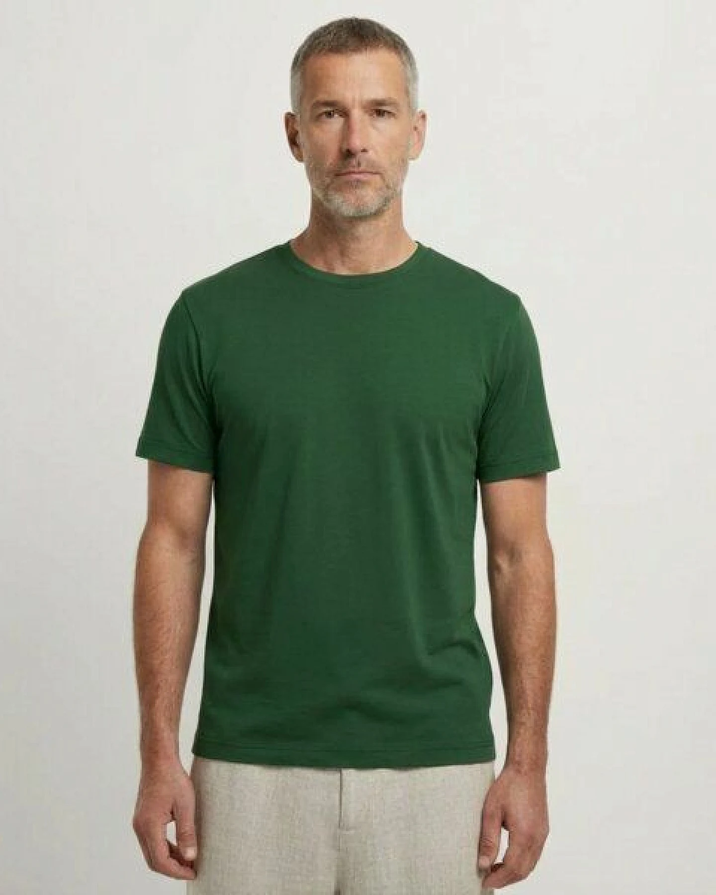 YTWOO Basic Herren T-Shirt aus gekämmter Bio-Baumwolle – Ansicht 2
