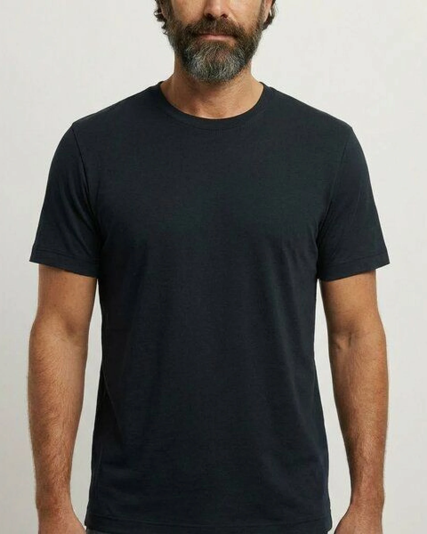 YTWOO Basic Herren T-Shirt aus gekämmter Bio-Baumwolle – Ansicht 2