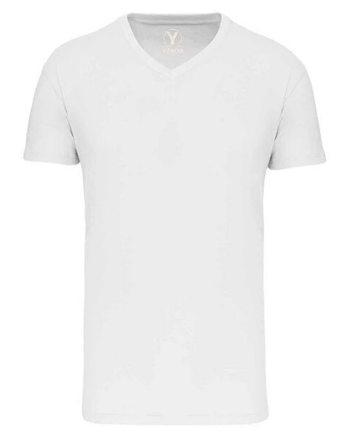 YTWOO Basic Herren T-Shirt mit V-Ausschnitt aus Bio-Baumwolle
