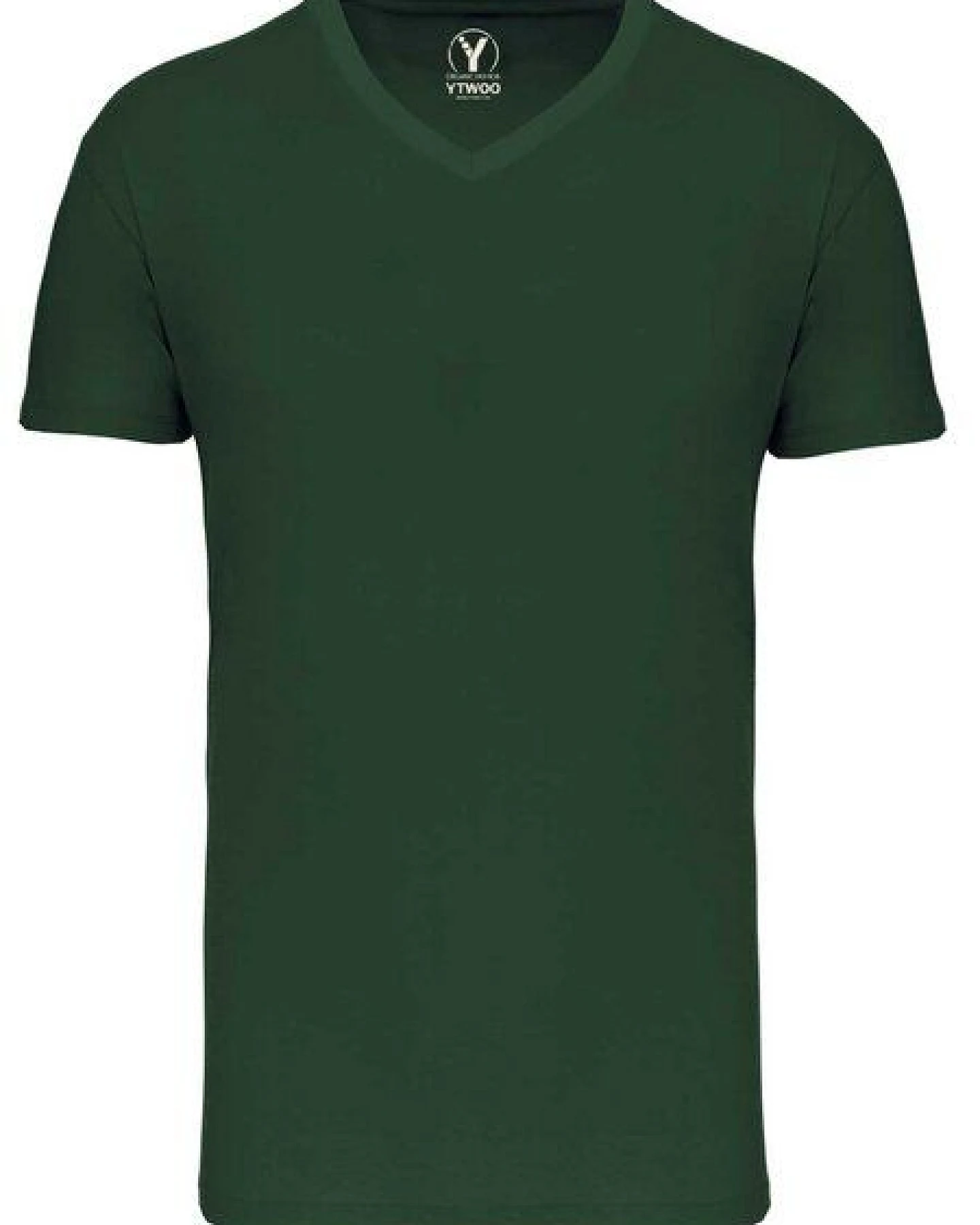 YTWOO Basic Herren T-Shirt mit V-Ausschnitt aus Bio-Baumwolle – Ansicht 2