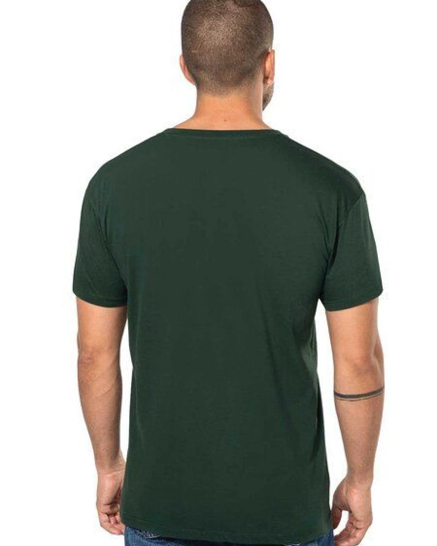 YTWOO Basic Herren T-Shirt mit V-Ausschnitt aus Bio-Baumwolle – Ansicht 3