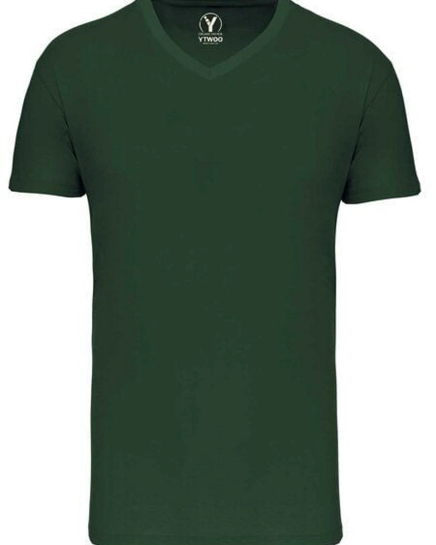 YTWOO Basic Herren T-Shirt mit V-Ausschnitt aus Bio-Baumwolle – Ansicht 2