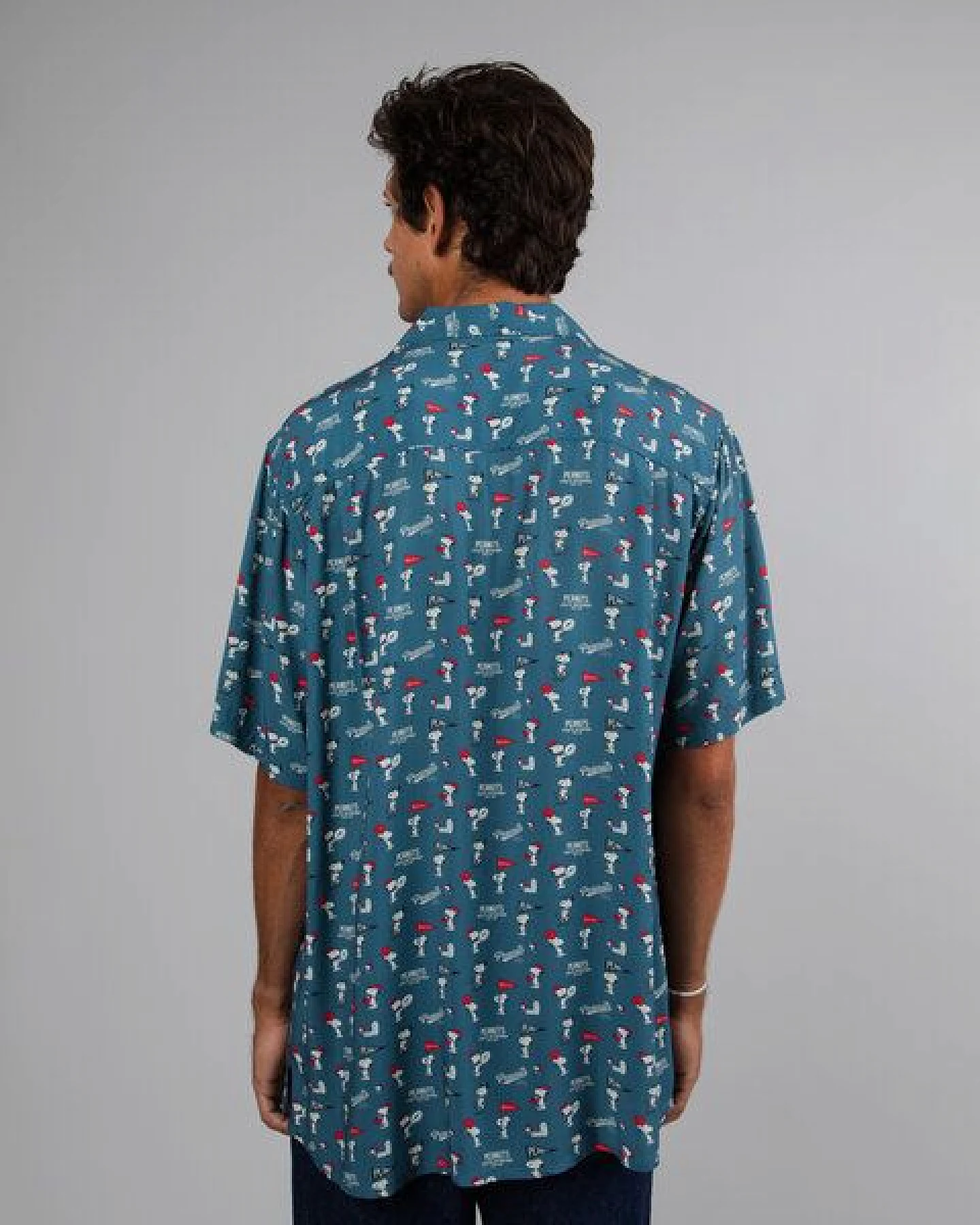 Brava Fabrics Kurzarm-Hemd Peanuts Athletic Aloha – Ansicht 2